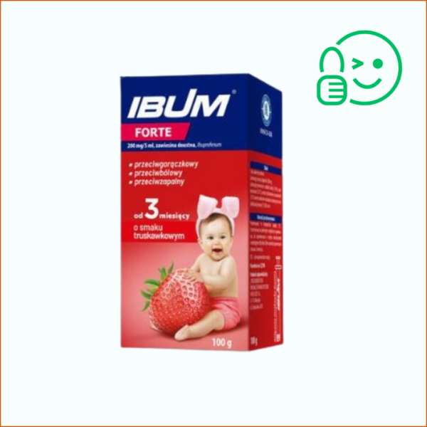 Ibum FORTE o smaku truskawkowym