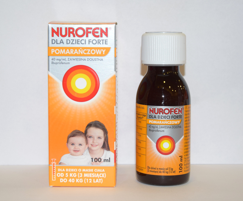 Nurofen dla dzieci Forte o smaku pomarańczowym - obrazek 2