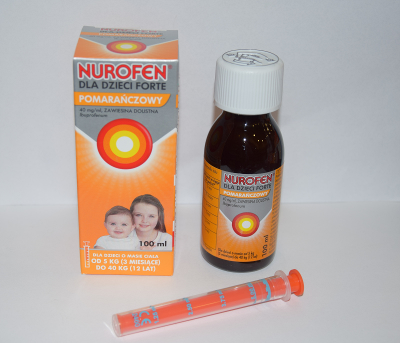 Nurofen dla dzieci Forte o smaku pomarańczowym - obrazek 3