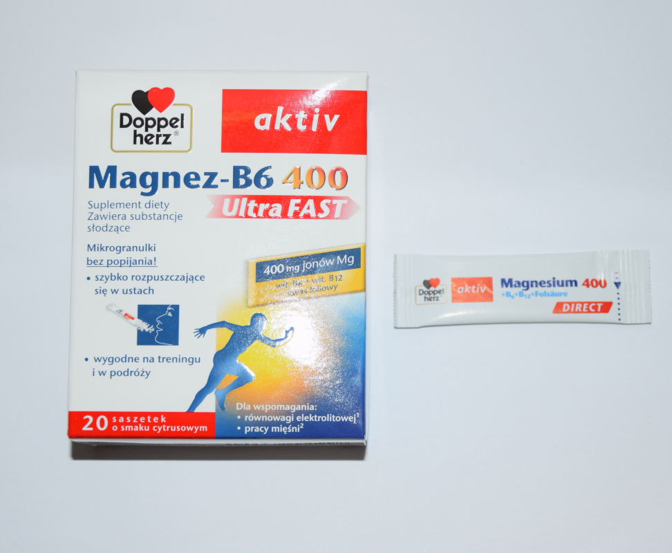 Doppelherz Aktiv Magnez-B6 UltraFAST 400 - obrazek 2