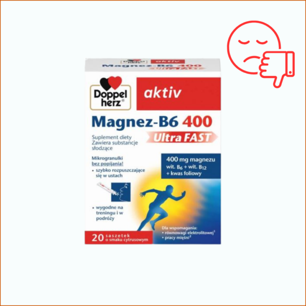 Doppelherz Aktiv Magnez-B6 UltraFAST 400
