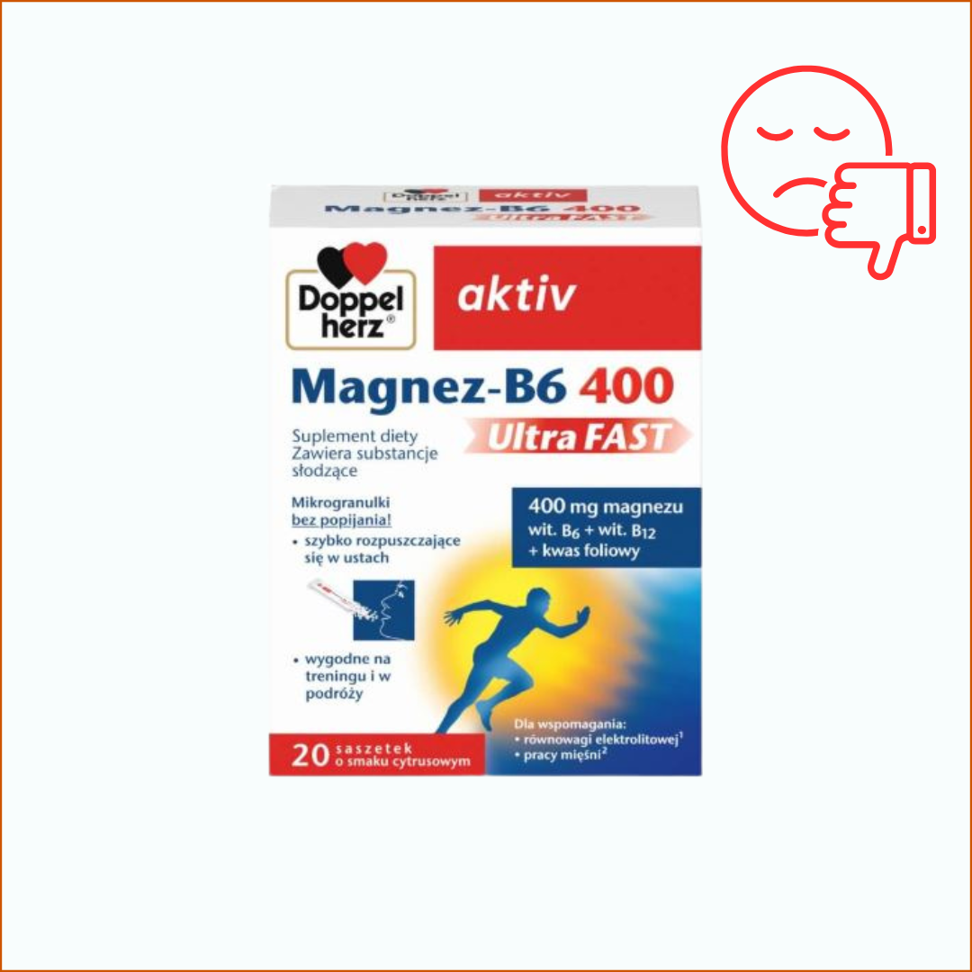 Doppelherz Aktiv Magnez-B6 UltraFAST 400