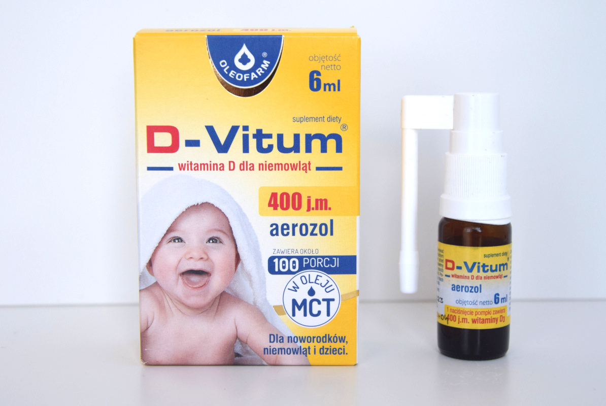 D-Vitum - witamina D3 400 j.m., aerozol - obrazek 2