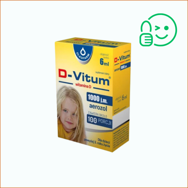 D-Vitum Forte - witamina D3 1000 j.m., aerozol