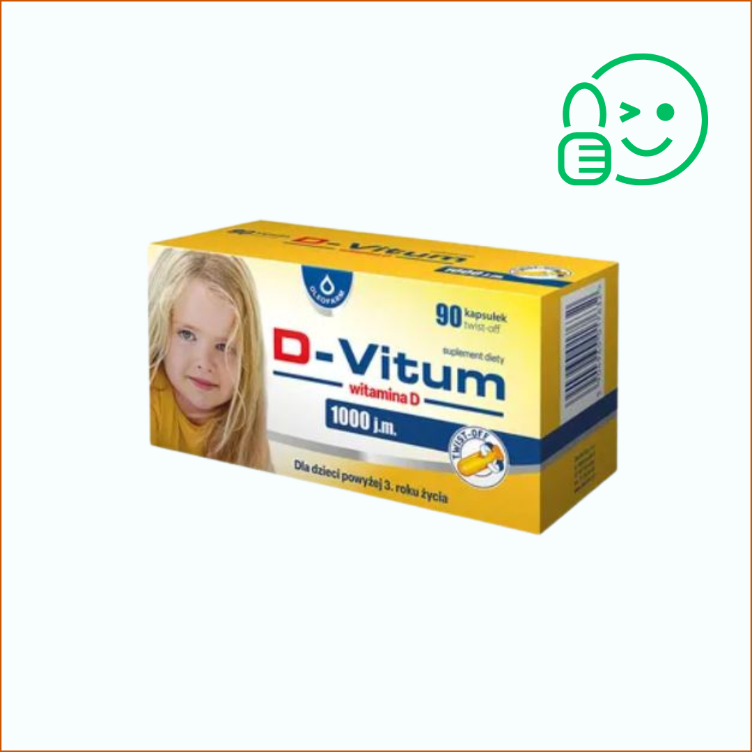 D-Vitum - witamina D3 1000 j.m., twist off
