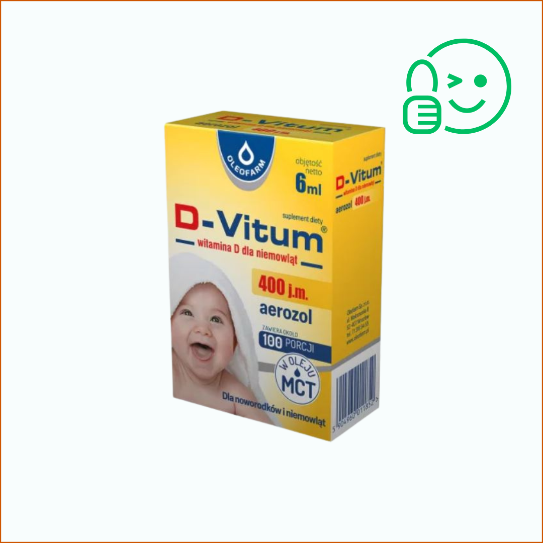 D-Vitum - witamina D3 400 j.m., aerozol