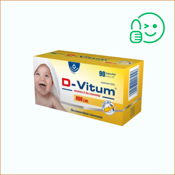 D-Vitum - witamina D3 400 j.m., twist off
