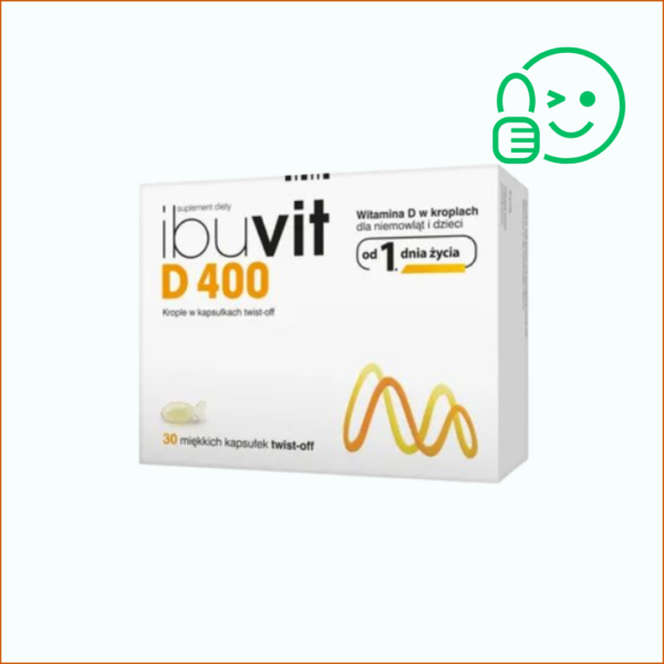 Ibuvit D- witamina D3 400 j.m. twist off