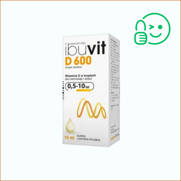 Ibuvit D - witamina D3 600 j.m., krople doustne