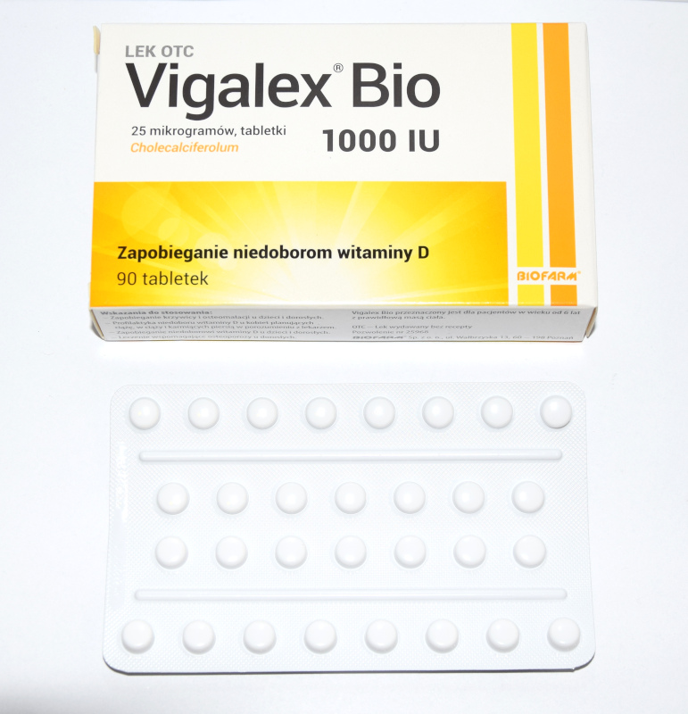 Vigalex Bio - witamina D3 1000 j.m. tabletka - obrazek 2