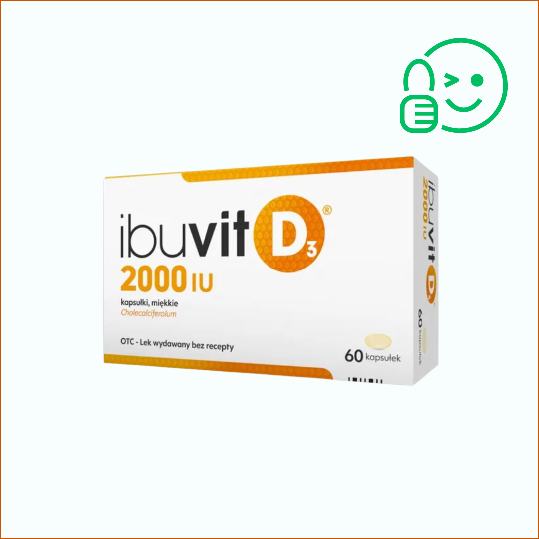 Ibuvit D3 - witamina D3 2000 j.m. kapsułki