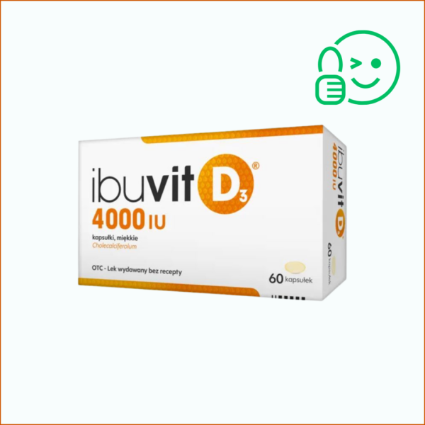 Ibuvit D3 - witamina D3 4000 j.m. kapsułki