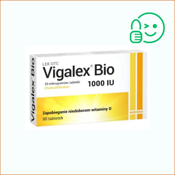 Vigalex Bio - witamina D3 1000 j.m. tabletka